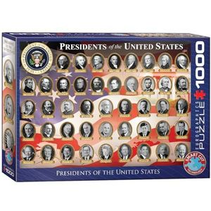 Presidenten van de Verenigde Staten 1000-delige puzzel