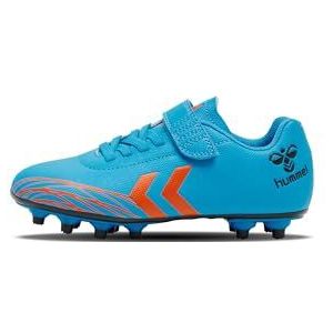 hummel Unisex kinderen Top Star F.g. Jr Football Shoe, blauw-oranje., 25 EU