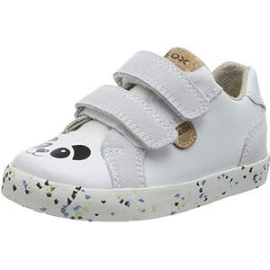 Geox Baby Meisjes B Kilwi Girl Sneakers, wit zwart, 21 EU