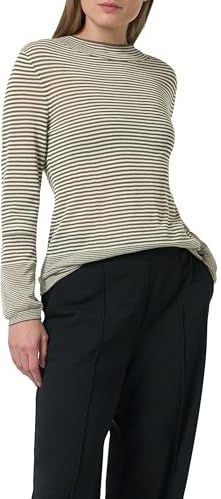 Sweater - Gestreept - Slim Fit - Semitransparante Look