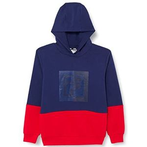 FILA BRUNFLO Hoody (geblokkeerd) capuchontrui, Medieval Blue-True Red, 146/152
