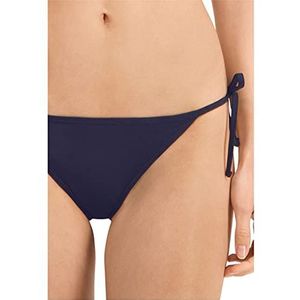 PUMA Bikinibroekje met strik voor dames en dames, marineblauw, S