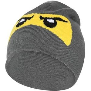 LEGO Ninjago Muts Jongen-LWALEX 603 muts, grijs, normaal kinderen, uniseks, Grau, Taille unique