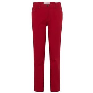 BRAX Herenstijl Cadiz Five Pocket in marathon kwaliteit vrijetijdsbroek, Indiaans rood, 33W / 36L