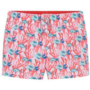 Pepe Jeans Fishcoral Zwemshorts voor heren voor jongens, Rood (Cherry Red), 12 jaar