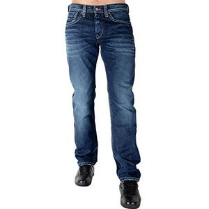 Pepe Jeans Cash Straight Jeans voor heren, 12 oz Dark Glory W13, 29W / 32L