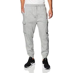Nike M NSW Club Pant Cargo BB sportbroek voor heren, DK Grey Heather/Matte Silver/(White), FR: L (maat fabrikant: L-T)