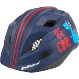POLISPORT 8740900015 - Helm S Junior Premium Be Cool Kinderfiets Verstelbaar Maat S (44-48cm) met CE keurmerk voor Fietsen Skateboarden Schaatsen in kleur Be Cool