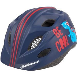 POLISPORT 8740900015 - Helm S Junior Premium Be Cool Kinderfiets Verstelbaar Maat S (44-48cm) met CE keurmerk voor Fietsen Skateboarden Schaatsen in kleur Be Cool