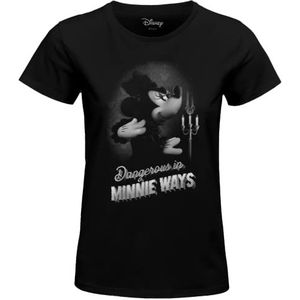 Disney WODMICKTS239 T-shirt, zwart, M dames, zwart., M
