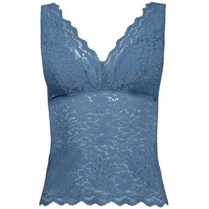 Skiny Damestop met uitneembare pads, blauw, 36