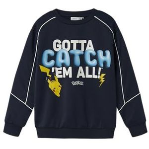 NAME IT - NKMSIDNEY POKEMON - Sweatshirt - Navy - Geel - Wit