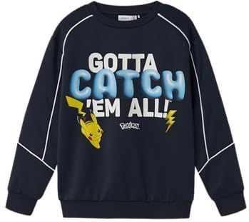 NAME IT - NKMSIDNEY POKEMON - Sweatshirt - Navy - Geel - Wit