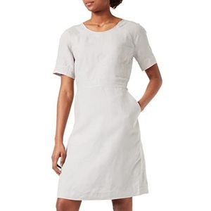 Noa Noa Essential Linen Jurk voor dames, lichtgrijs gem, 32 NL