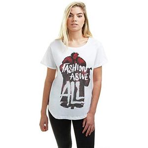 Disney Dames T-Shirt, Kleur: wit, 42 NL