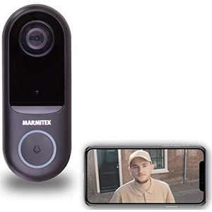 Deurbel met camera - Marmitek Buzz LO- 1080p Full HD met nachtzicht - Werkt gegarandeerd met uw bestaande deurbel - Geen abonnement benodigd - Spraakfunctie - Zie altijd en overal wie er aanbelt