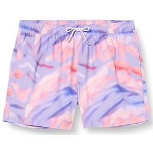 Dagi Heren bedrukte zwemshorts, lila (lilac), XL