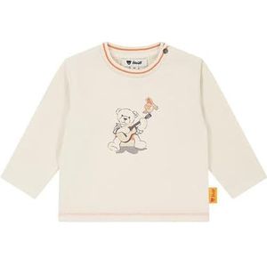 Steiff Baby Jongens T-shirt met lange mouwen, antiek wit., 56