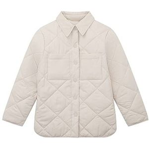 TOM TAILOR Gewatteerde jas voor meisjes en kinderen, 30026 - Cloud Grey, 128/134 cm