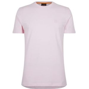 BOSS Heren T-shirt, Licht/Pastel Roze682, XXL