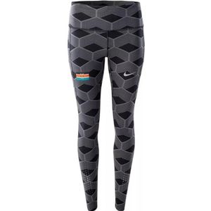Nike CV0388-068 W NK Kenya Epic LUX TGHT Leggings Dames Iron Grijs/(Reflecterend ZILV) Maat S, IJzer Grijs/(Reflecterend Zilver), S