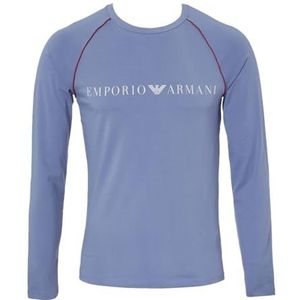 Emporio Armani Heren Mannen Mannen Underlined Logo T-shirt, Oxford., XL