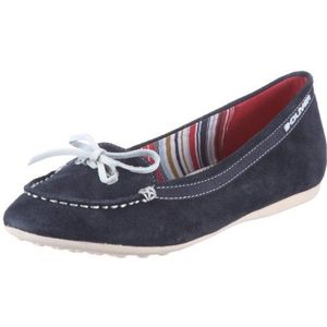 s.Oliver Casual ballerina's voor dames, Blauw Blau Navy 805, 38 EU