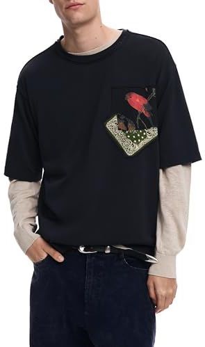 Desigual Shirt  crème / rood / zwart