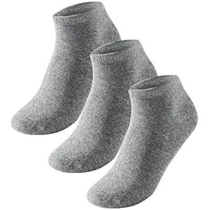 Uncover by Schiesser Herensneakers, 3 stuks, Zilvergrijs-gemêleerd., 39/42 EU