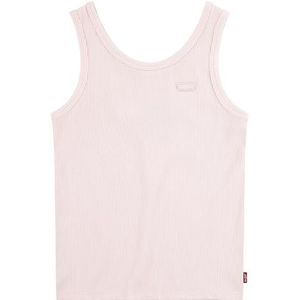 Levi's Lvg Meet and Greet geribbelde tank 3ek116 T-shirt voor meisjes, Krijt Roze, 2 jaar