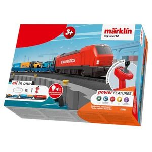 Märklin my world Startpakket havenlogistiek - elektrische goederentrein H0 (55 cm) in set met 26 raildelen - modelspoorbaan met afstandsbediening voor kinderen vanaf 3 jaar