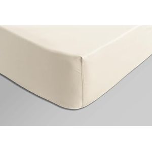 Catherine Lansfield Sateen Natural Hoeslaken, paar, 105 x 200 cm, 2 stuks