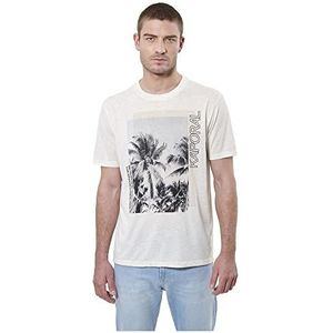Kaporal Chad T-shirt, ecru melange, M, Ecru Mel, M