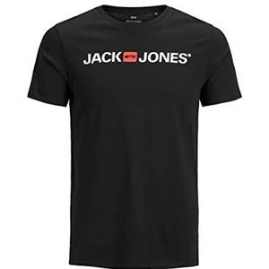 JACK&JONES PLUS Heren Jjecorp Logo Tee Ss Crew Neck Noos Ps T-shirt, zwart, XXL