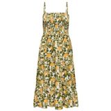 Only - Zelina - Damesjurk - Midi-lengte - Mouwloos - Smockdetail