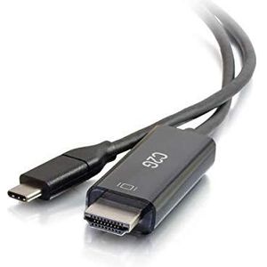 C2G 2.7M USB-C naar HDMI 4K Video & Audio Adapter Geschikt voor gebruik met Galaxy S9/8+, MacBook Pro, iPad Pro, Google Pixel, Chromebook, Nexus, Huawei, Nintendo Switch en meer