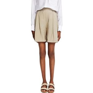 ESPRIT Dames 072EE1C302 Shorts, 265/PALE Kaki, 32