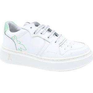 Patrizia Pepe Pj262.11 sneakers voor meisjes, witgroen., 36 EU