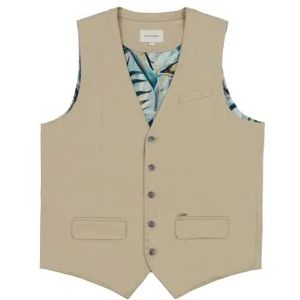 Gianni Lupo GL006BD vest, beige, L heren, Beige
