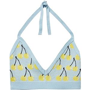 United Colors of Benetton Tanktop voor dames, Turquoise met patroon 902, XS