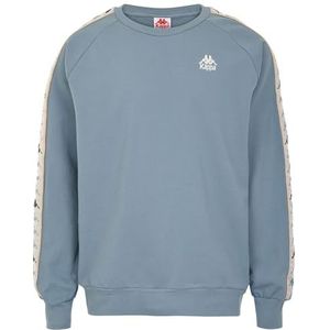 Kappa - Vomiso Authentic Sweatshirt voor heren, donkerblauw, zwart, wit, XL