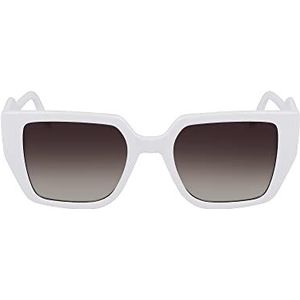 KARL LAGERFELD KL6098S zonnebril, 105 wit, eenheidsmaat uniseks, 90 wit, Eén maat