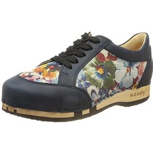 Woody Mary houten schoen voor dames, Avion-Blanco, 36 EU