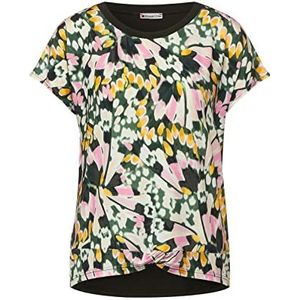 Street One Dames 317633 T-Shirt, bassy Olive, 36