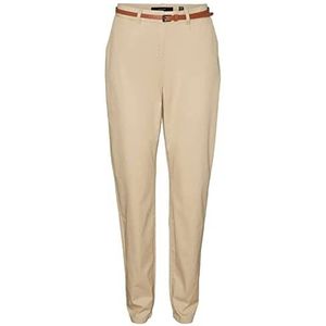 VERO MODA VMFLASHINO MR Regular Chino Broek voor dames, Iers Cream, S/32, Irish Cream, 32W x 32L