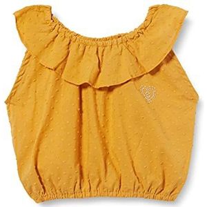 Conguitos Elegance blouse voor meisjes, mosterd, 4 Jaar