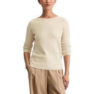 Marc O'Polo - Trui - Beige - Knitwear - Lange Mouw - Slanke Pasvorm