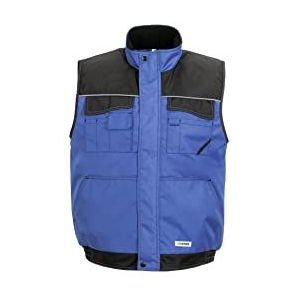 Planam vest ""Winter Dust"" maat XL, royal blue/zwart, 3321056