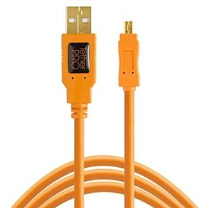 USB-kabel TetherPro USB 2.0 A/Mini-B 8-polig 15 'Org [tet-cu8015-org]