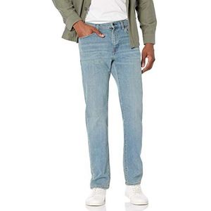 Amazon Essentials Straight-Fit Stretch Jeans,Licht Vintage,36W / 32L